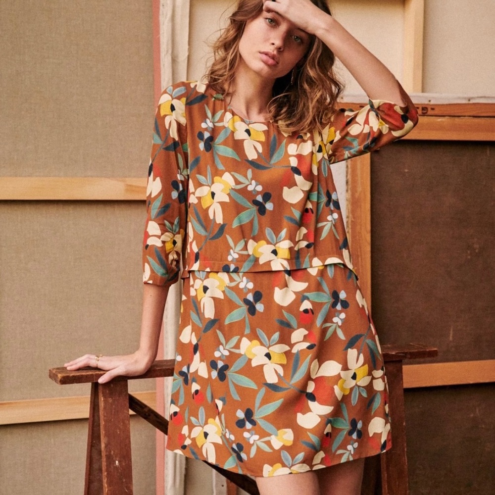 NWT Sezane Dalila Dress Size 42 (US 10)